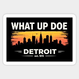 Established 1815 Detroit Michigan | What Up Doe Sticker